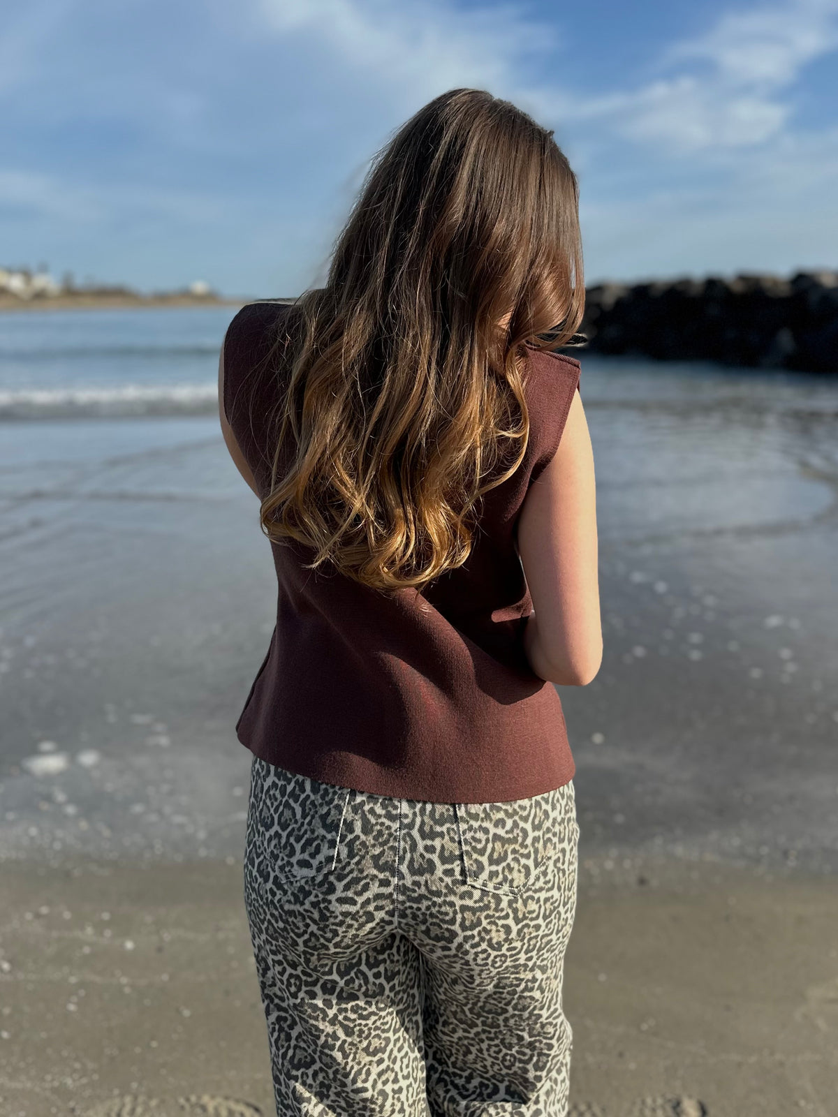 Gilet Marron