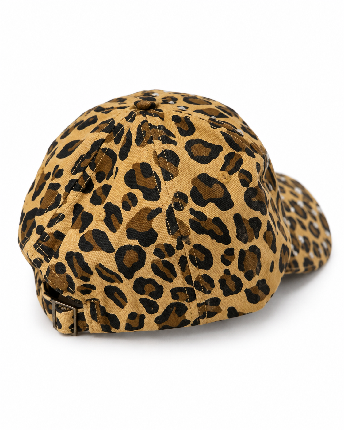 Casquette Léopard Strass