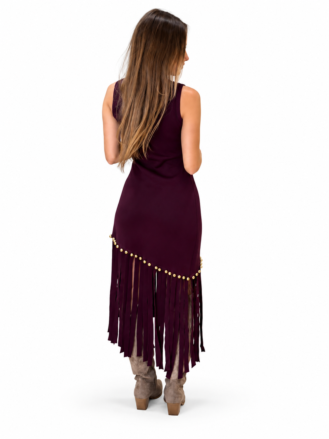 Robe Franges - Bordeaux