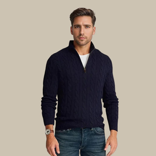 Pull zippé élégant pour hommes - Anthony