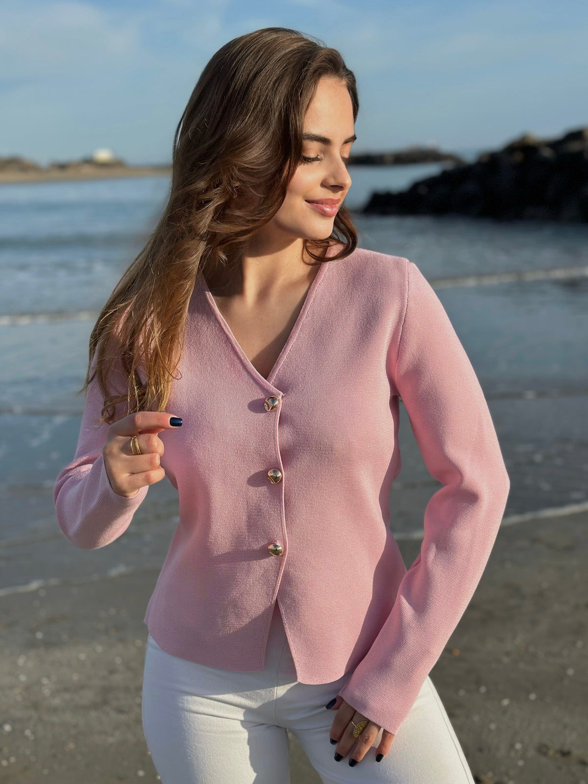 Gilet Rose