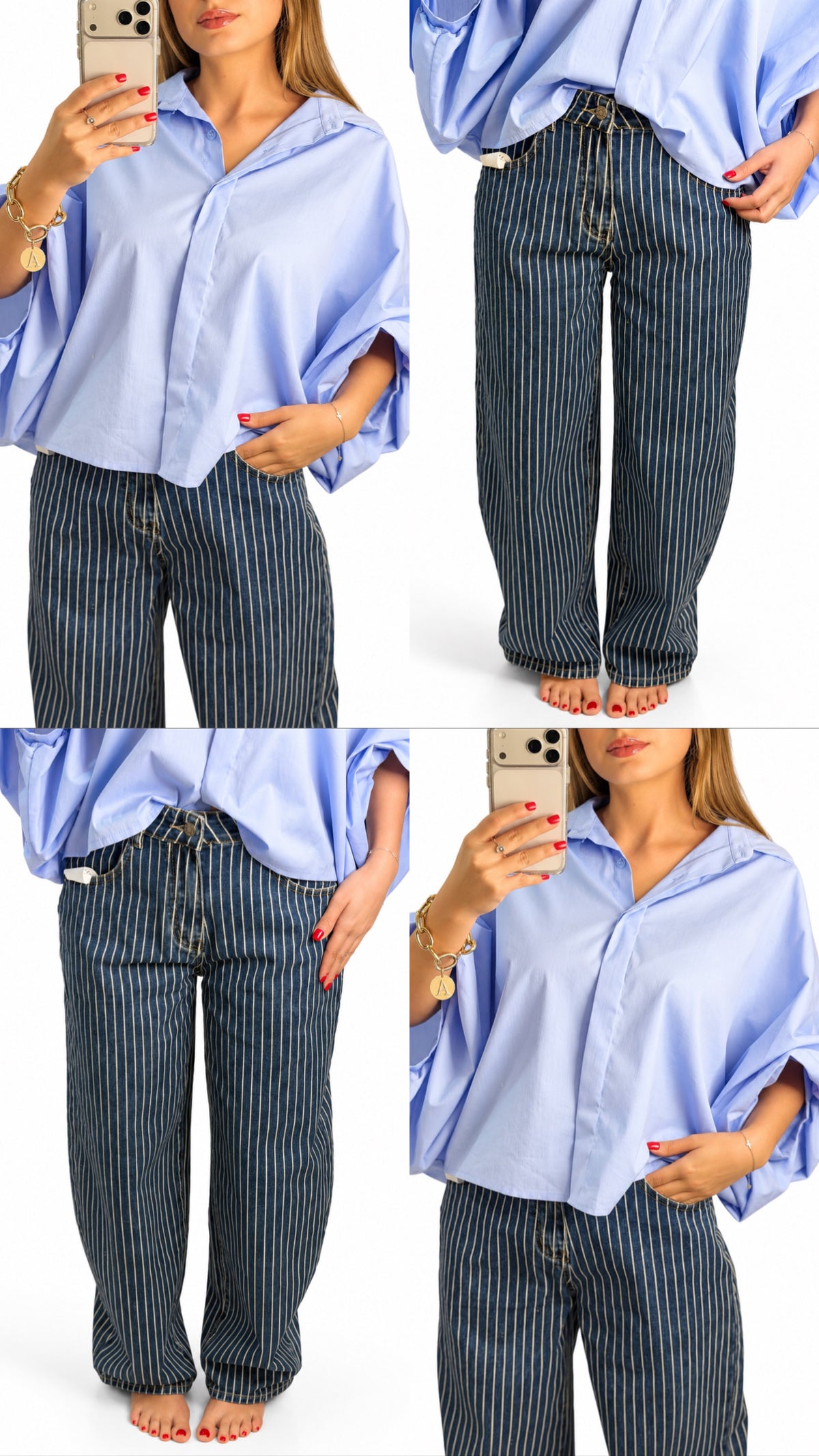 Jean Balloon Rayures